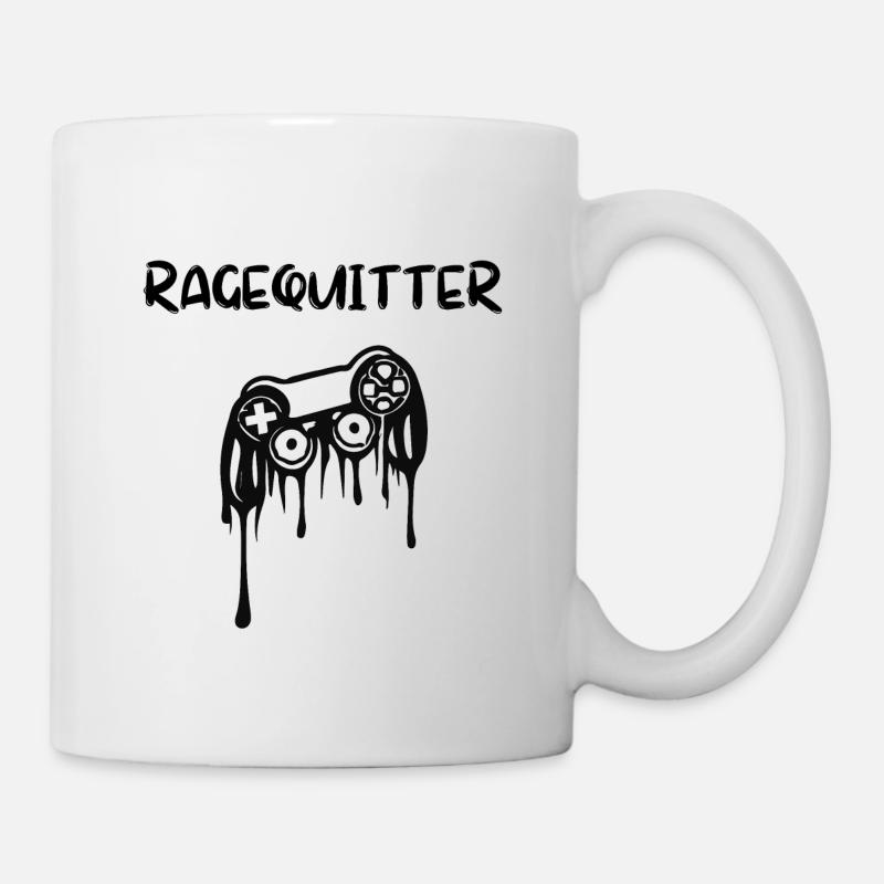 RAGEQUITTER - Mug blanc - blanc