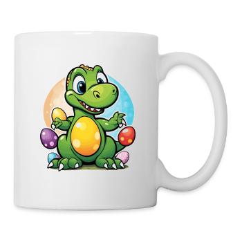 Dinosaur Easter Eggs Easter - Mug - white - Right