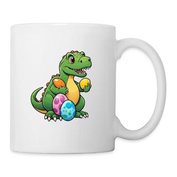 Dinosaur Easter Eggs Easter - Mug - white - Right