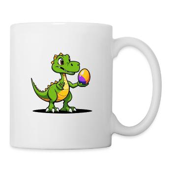 Dinosaur Easter Eggs Easter - Mug - white - Right