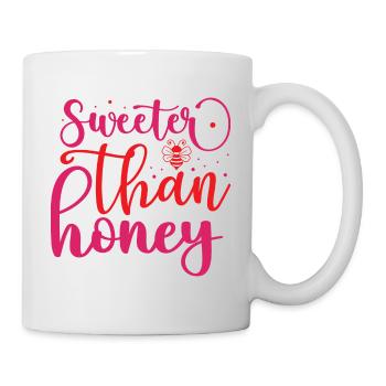 Sweeter than honey - Tasse - Weiß - Rechts