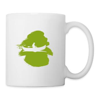 Kajak Rudern Ruder - Tasse - Weiß - Rechts
