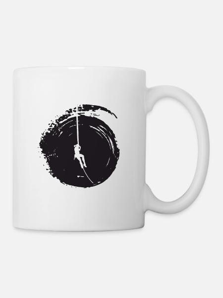 Alpiniste, Grimpeur, Alpiniste - Mug blanc - blanc
