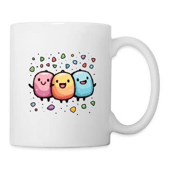 Carnival joy with confetti - Mug - white - Right