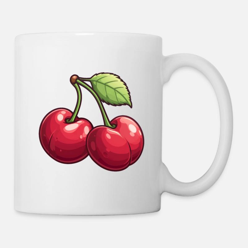 Cerise - Mug blanc - blanc