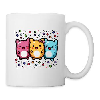 Carnival joy with confetti - Mug - white - Right