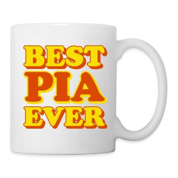 Pia First Name Funny Gift - Mug - white - Right