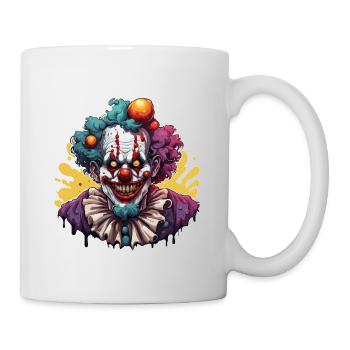 Clown d’horreur / Cirque / Drôle / Spectacle / Halloween - Mug blanc - blanc - Droite