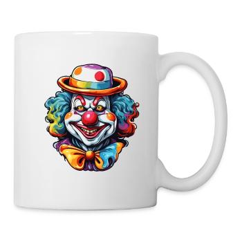 Clown / Cirque / Carnaval / Carnaval / Ludique - Mug blanc - blanc - Droite