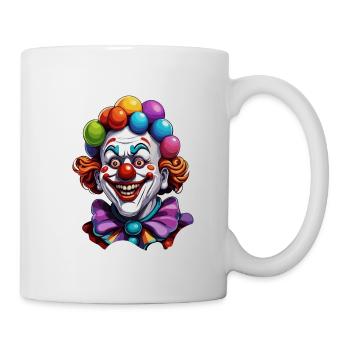 Clown / Cirque / Carnaval / Carnaval / Ludique - Mug blanc - blanc - Droite