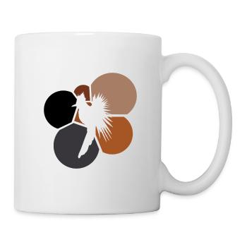 Cockatiel Lustig Fliegen - Tasse - Weiß - Rechts