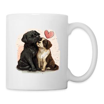 True love Hunde - Tasse - Weiß - Rechts