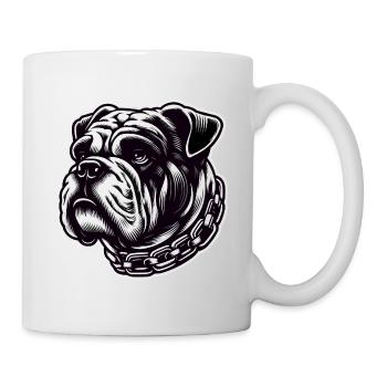 American Bulldog - Tasse - Weiß - Rechts