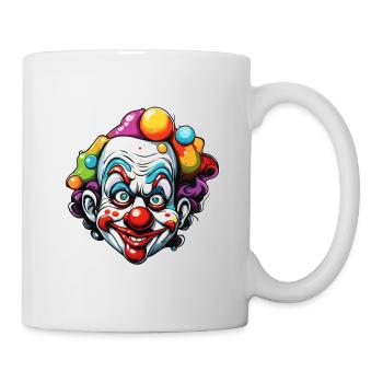 Clown / Cirque / Carnaval / Carnaval / Ludique - Mug blanc - blanc - Droite