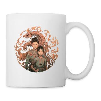 Der Feuerdrache - Tasse - Weiß - Rechts