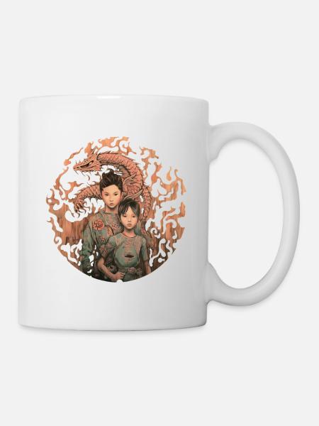 The Fire Dragon - Mug - white