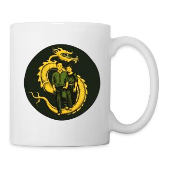 La promenade du dragon - Mug blanc - blanc - Droite