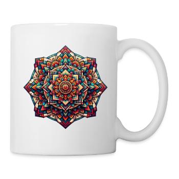 Kunterli - Colorful Geometry Mandala - Mug - white - Right