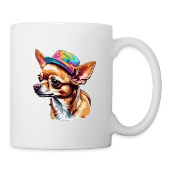 Chihuahua / small dog / animal / tiny / breed - Mug - white - Right