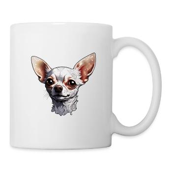 Chihuahua / small dog / animal / tiny / breed - Mug - white - Right