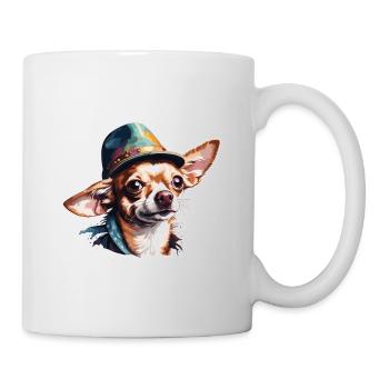 Chihuahua / small dog / animal / tiny / breed - Mug - white - Right