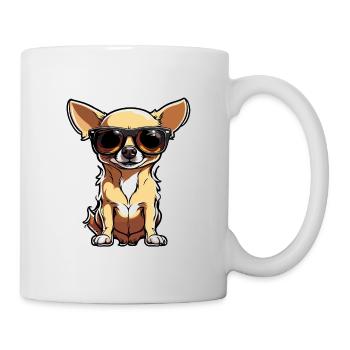 Chihuahua / small dog / animal / tiny / breed - Mug - white - Right