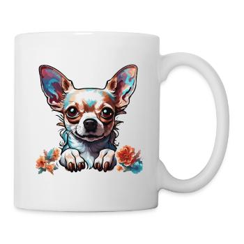 Chihuahua / small dog / animal / tiny / breed - Mug - white - Right