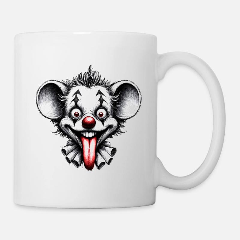 Zunge der Maus - Tasse - Weiß