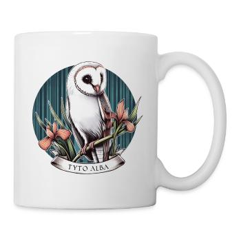 Schleiereule - Tasse - Weiß - Rechts