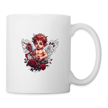 Cupid / Love / Arrow / Heart / Valentine's Day - Mug - white - Right