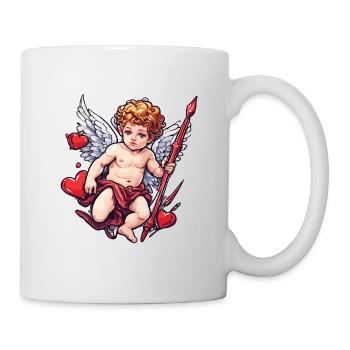Cupid / Love / Arrow / Heart / Valentine's Day - Mug - white - Right
