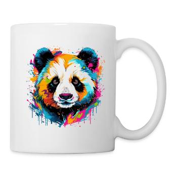 Colorful Panda Splashes of Paint Splashes - Mug - white - Right
