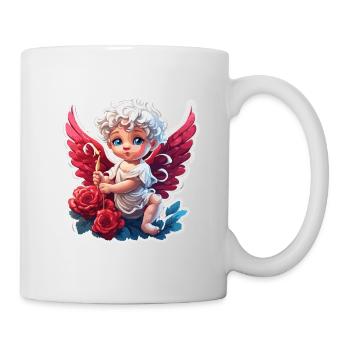 Cupid / Love / Arrow / Heart / Valentine's Day - Mug - white - Right