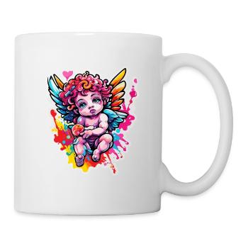 Cupid / Love / Arrow / Heart / Valentine's Day - Mug - white - Right