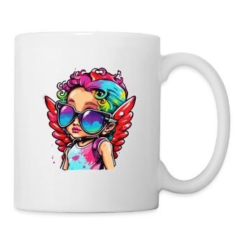 Cupid / Love / Arrow / Heart / Valentine's Day - Mug - white - Right