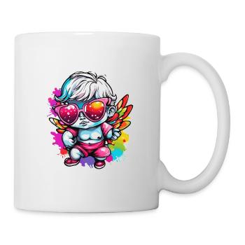 Cupid / Love / Arrow / Heart / Valentine's Day - Mug - white - Right