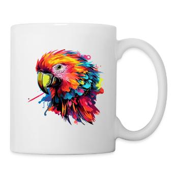 Colorful Parrot Splash of Color - Mug - white - Right