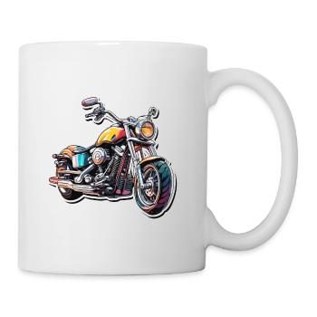 Motard / Motard / Motard / Deux-roues / Cross - Mug blanc - blanc - Droite