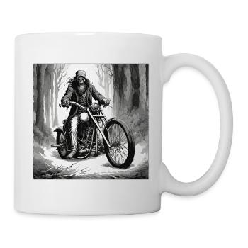 Motard / Motard / Motard / Deux-roues / Cross - Mug blanc - blanc - Droite