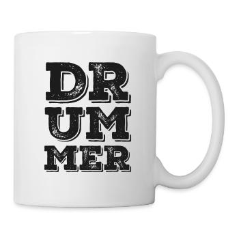 Schlagzeuger Drummer - Mug - white - Right