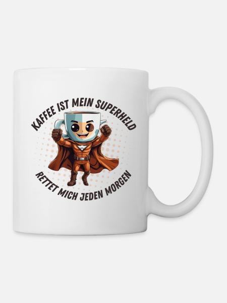 Coffee is my superhero - Mug - white