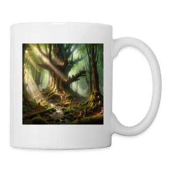 Elves in the forest - Mug - white - Right