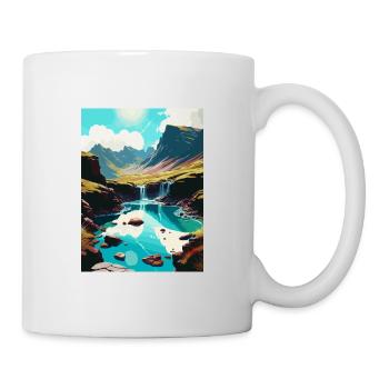 Isle Of Skye Scotland Vintage Travel Poster WPA - Mug - white - Right