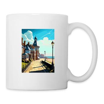 Herne Bay England Kent Vintage Travel Poster WPA - Mug - white - Right