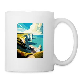 Eastbourne décoration Vintage voyage affiche WPA - Mug blanc - blanc - Droite