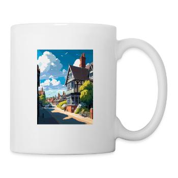 Tonbridge England Kent Vintage Travel Poster WPA - Mug - white - Right