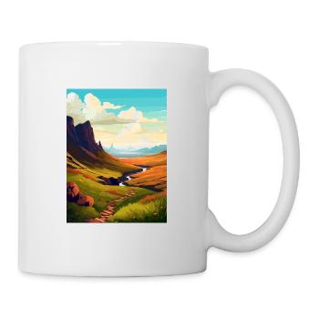 Isle Of Skye Scotland Vintage Travel Poster WPA - Mug - white - Right