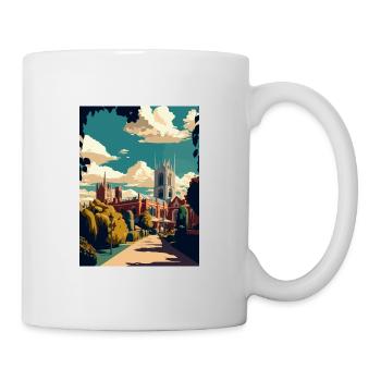 Bury S Edmunds England Vintage Travel Poster WPA - Mug - white - Right