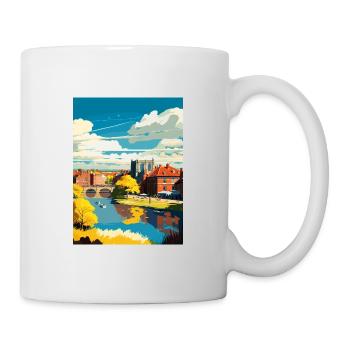 Newark On Trent England Vintage Travel Poster WPA - Mug - white - Right