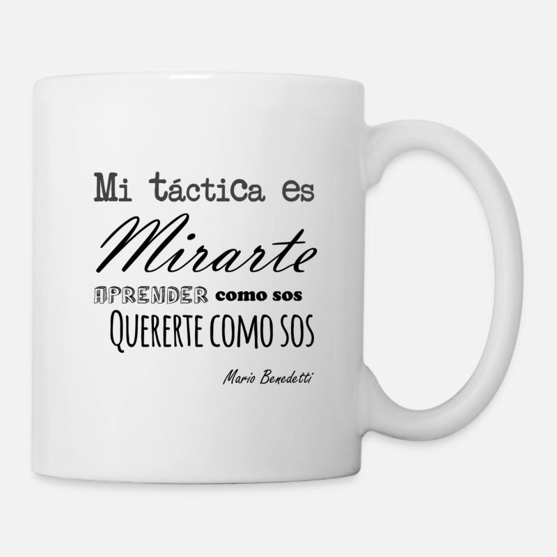 Mario Benedetti - white background - Mug - white